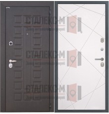 Металлическая дверь МДФ (с двух сторон) -9